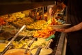 Fresh Food -Traditional Irish Carvery Pub Royalty Free Stock Photo