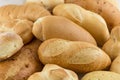 Fresh fragrant bread on the table. Bakery Food