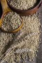 Fresh fragrant bread on the table. Food concept Royalty Free Stock Photo