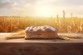 Fresh fragrant bread wheat. Generate Ai Royalty Free Stock Photo