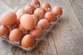 Fresh free range eggs Royalty Free Stock Photo