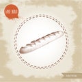 Fresh french baguette. Daily product.