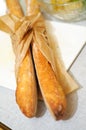 Fresh french baguettes Royalty Free Stock Photo