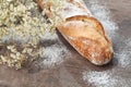Fresh French baquette bread Royalty Free Stock Photo