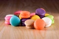 Fresh french colourful macaroons Royalty Free Stock Photo