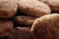Fresh fried homemade cutlets or cutlets in a pan Royalty Free Stock Photo