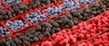 Fresh Fruit in farmer market. Royalty Free Stock Photo