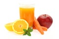Fresh fruit juice Royalty Free Stock Photo