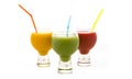 Fresh fruit juices Royalty Free Stock Photo