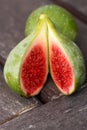 Fresh fruit - juicy green organic fig