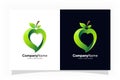 fresh fruit lover logo template