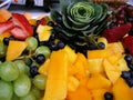 Fresh Fruit Platter Royalty Free Stock Photo
