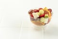 Fresh Fruit Salad on Clear Bowl Royalty Free Stock Photo