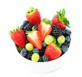 Fresh fruit salad mix Royalty Free Stock Photo