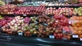 Fresh fruit selling at supermarket