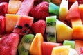 Fresh fruit skewers