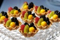 Fresh fruit tart Royalty Free Stock Photo