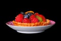 Fresh fruit tart Royalty Free Stock Photo