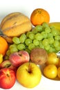 Fresh fruit of various kinds