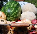 Fresh Fruit and Vegetables Royalty Free Stock Photo