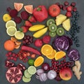 Fresh Fruit and Vegetables Royalty Free Stock Photo