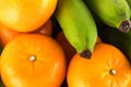 Fresh fruits.Assorted fruits colorful  banana and orange on  background fruit health food Royalty Free Stock Photo