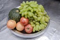 Fresh fruits. Mixed fruits background.Healthy eating, dieting, love fruits.