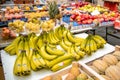 Fresh fruits in Ortigia fresh food street market. Syracuse, Sicily, Italy