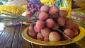 Fresh Fruits on sacred altar