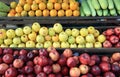 Fresh fruits selling at market Royalty Free Stock Photo