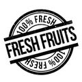 Fresh fruits stamp