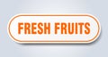 fresh fruits sticker.