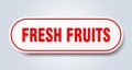 fresh fruits sticker.