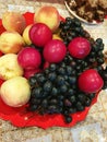 Fresh fruits table