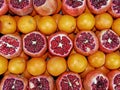 Fresh fruits on a Turkish market Royalty Free Stock Photo