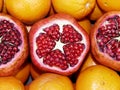 Fresh fruits on a Turkish market Royalty Free Stock Photo