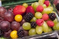 Fresh Fruits in Vancouver's Grandville Island Market Royalty Free Stock Photo