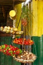 Produce Stand in a Small Town in Cuba Royalty Free Stock Photo