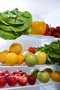 Fresh fruits and vegetables