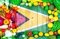 Fresh fruits and vegetables from Guyana Royalty Free Stock Photo