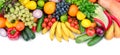 Fresh fruits and vegetables Royalty Free Stock Photo