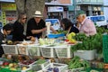 Fresh fruits and vegetables at the market