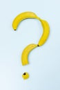 Fresh fruity question mark Royalty Free Stock Photo