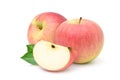 Fresh Fuji apple with sliced Royalty Free Stock Photo