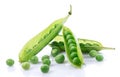 Fresh garden peas Royalty Free Stock Photo