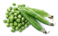 Fresh garden peas Royalty Free Stock Photo