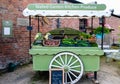 Fresh garden produce for sale Cauliflower,Courgettes,Carrots Royalty Free Stock Photo