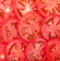 Fresh garden tomato sliced Royalty Free Stock Photo