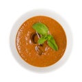 Fresh gazpacho soup Royalty Free Stock Photo