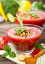 Fresh gazpacho Royalty Free Stock Photo